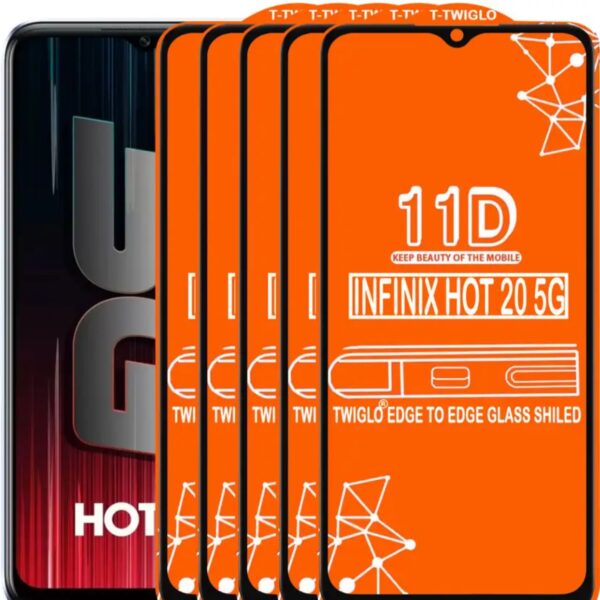 Infinix Hot 20 5G G-Tel 11D Tempered Glass