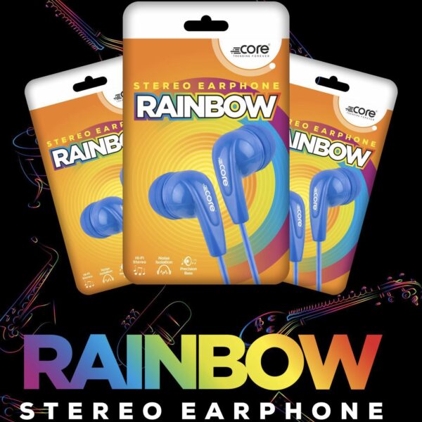 Core Rainbow Stereo Earphone