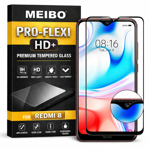 Redmi 8 MEIBO PRO-FLEXI HD+ Temper Glass