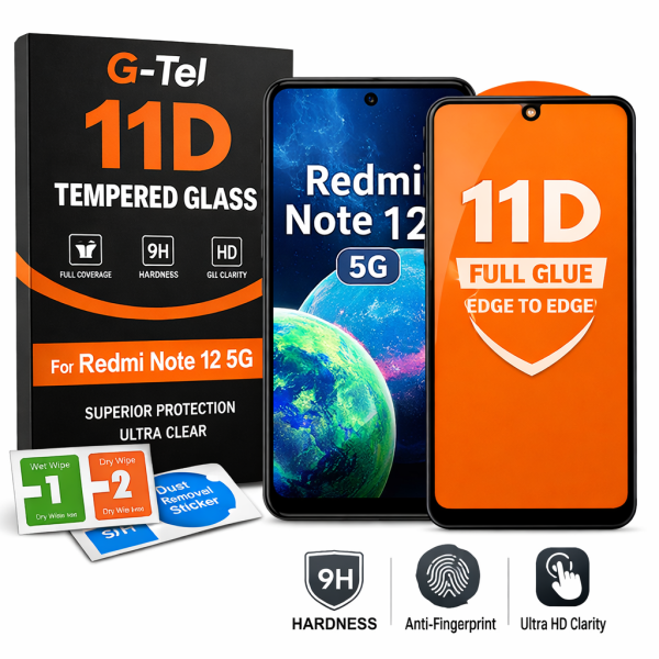 Redmi Note 12 5G G-Tel 11D Tempered Glass