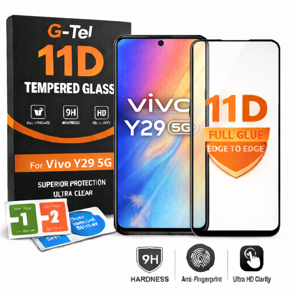 Vivo Y29 5G G-Tel 11D Tempered Glass