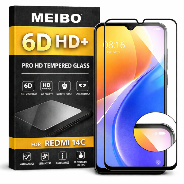 Poco C71 MEIBO 6D HD+ Temper Glass
