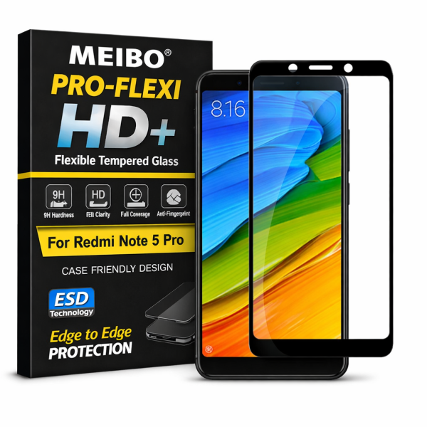 Redmi Note 5 Pro MEIBO PRO-FLEXI HD+ Temper Glass