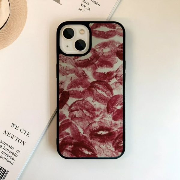 Lipstick Kiss Print Phone Case