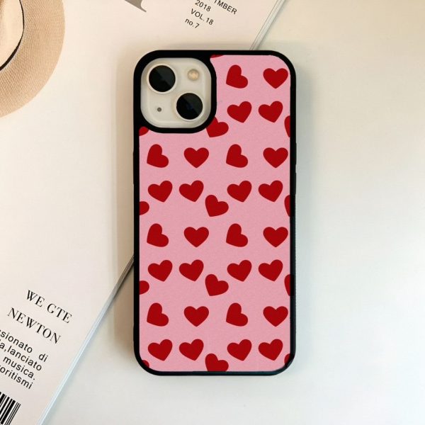 Red Heart Designer Phone Case