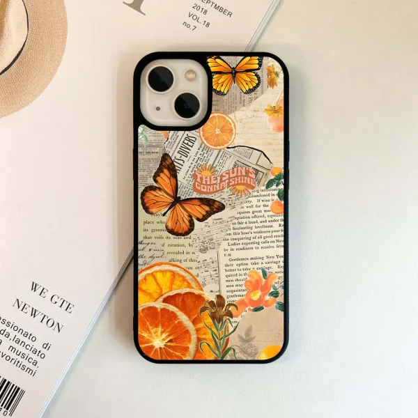 Aesthetic Orange Shine Case