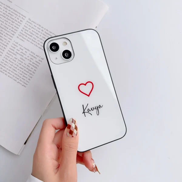 Aesthetic Heart Shape Case