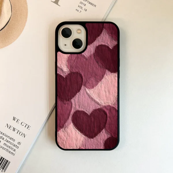 Layered Paper Hearts Case