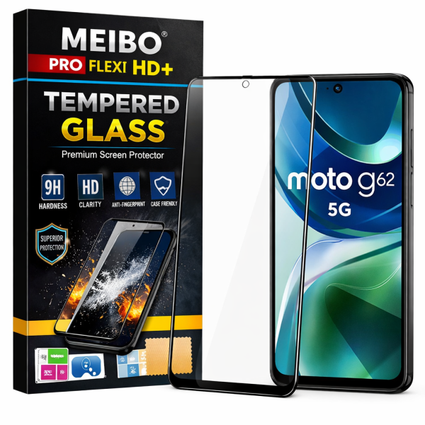 Motorola G62 MEIBO PRO FLEXI HD+ Temper Glass