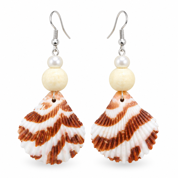 Coastal Charm Shell Drop Earrings (Multi variant)